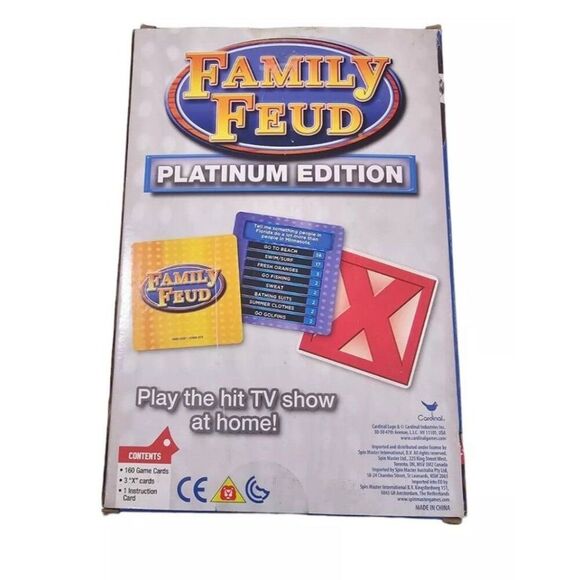 Family Feud Platinum Edition Ready to Roll Fast-Paced Game By Cardinal - Picture 5 of 5